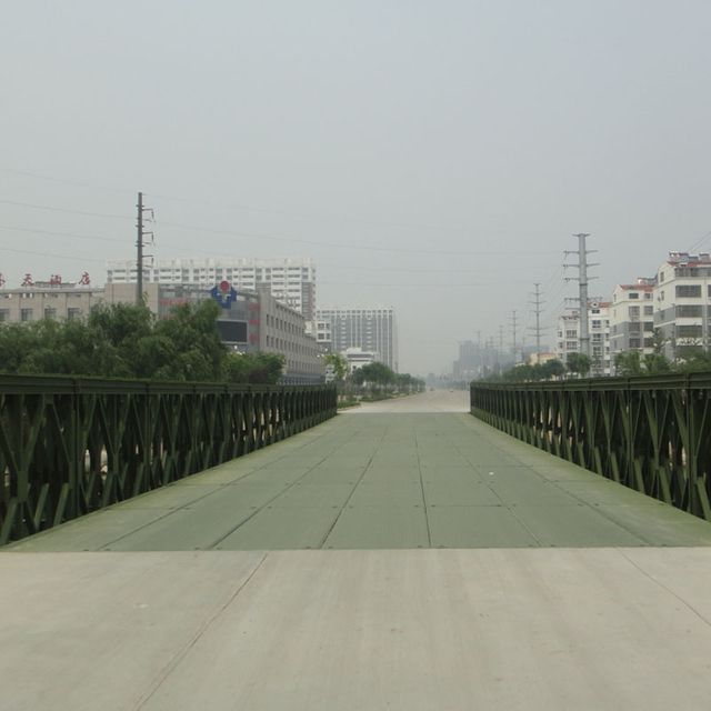 Bailey Bridge (CB-200, двойные полосы) в строительное бюро, округ Гуан, город Ляочэн, провинция Шаньдун