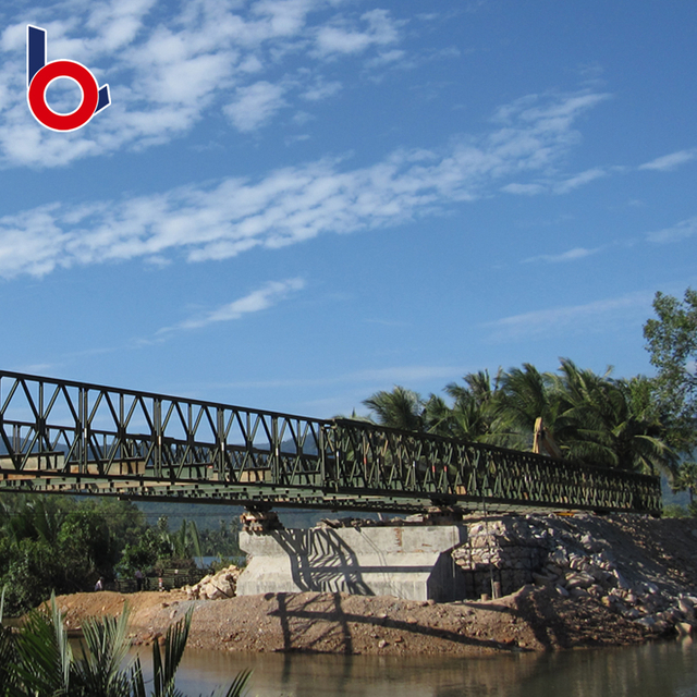 Временный стальной мост модульной конструкции