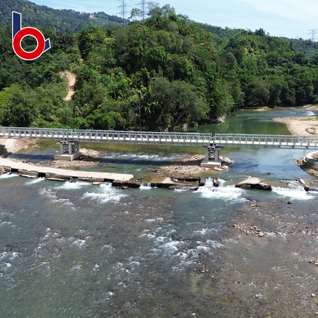 Успешная поставка и монтаж проекта моста Бейли CB200 в Малайзии.