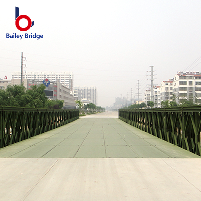 Компактная установка 321 Bailey Bridge в зоне аварийного восстановления